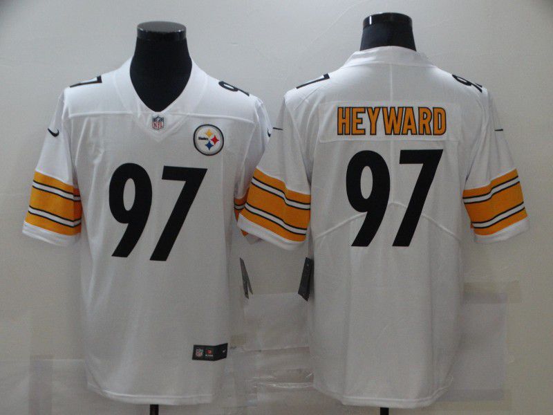 Men Pittsburgh Steelers #97 Heyward White Nike Limited Vapor Untouchable NFL Jerseys